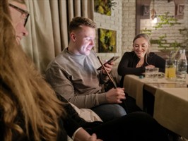 Danach noch einen Absacker im "Gasthaus"