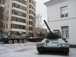 T-34. Diese Waffen habe ich das erste Mal bei Berlin auf den Seelower Höhen gesehen