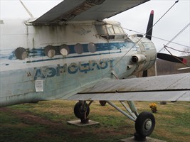 Hier wird unter Androhung von 500 Lei Strafe (25 Euro!), davor gewarnt in das Flugzeug zu steigen