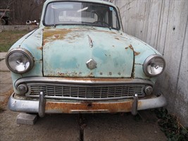 Auto 'Moskwitsch'. Außen Hui