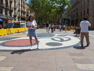 Sehr lange Straße, diese La Rambla